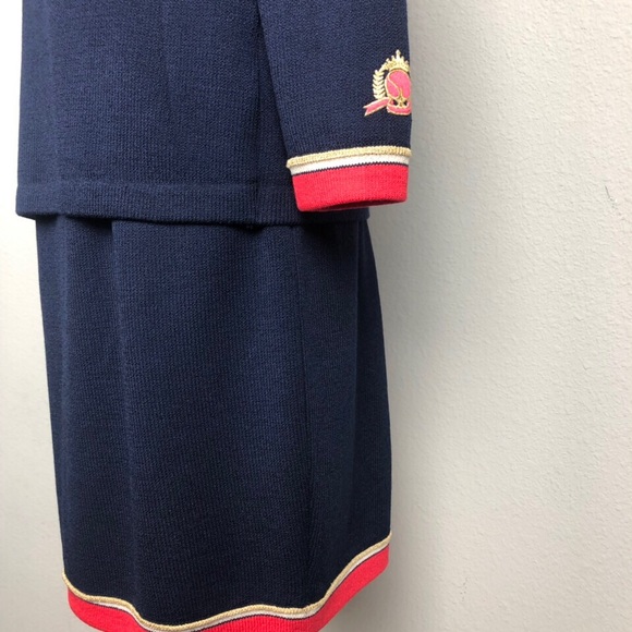 ST. JOHN | KNITTED SKIRT AND TOP SET 12 - Picture 4 of 8